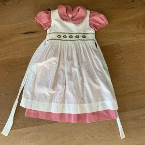 Smocked holiday dress